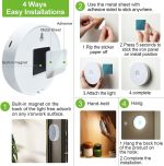 Motion Sensor LED Night Light USB Rechargeable Wireless Magnetic - Image 2